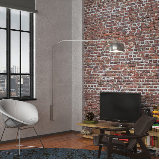 Piantana Contemporanea Slope Metallo Cromo 1 Luce E27