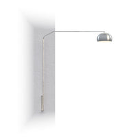 Piantana Contemporanea Slope Metallo Cromo 1 Luce E27