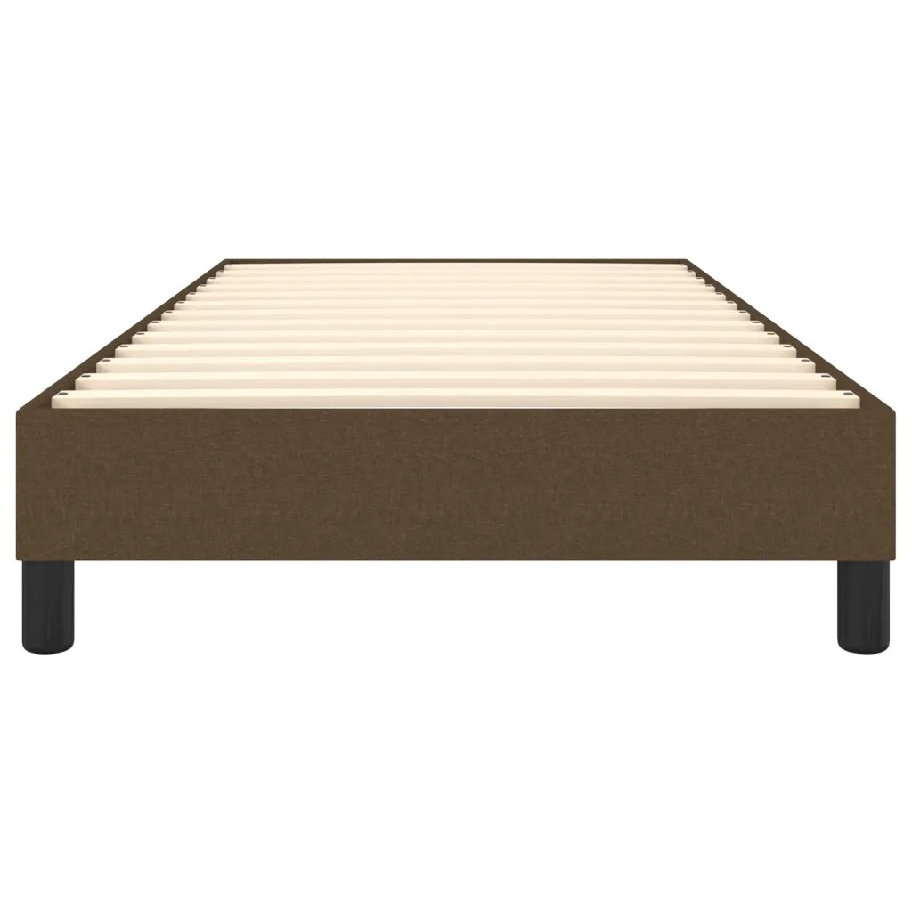 Struttura Letto a Rete a Molle Marrone Scuro 80x200 cm Tessuto 3120471
