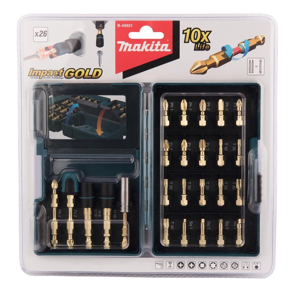 Makita B-49921 punta per trapano Set di punte per trapano