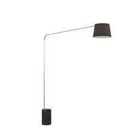 Piantana Contemporanea Corner Marmo Alto Nero Diffusore Nero 1 Luce E27