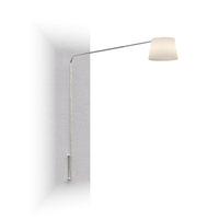 Piantana Contemporanea Corner Metallo Cromo Diffusore Bianco 1 Luce E27