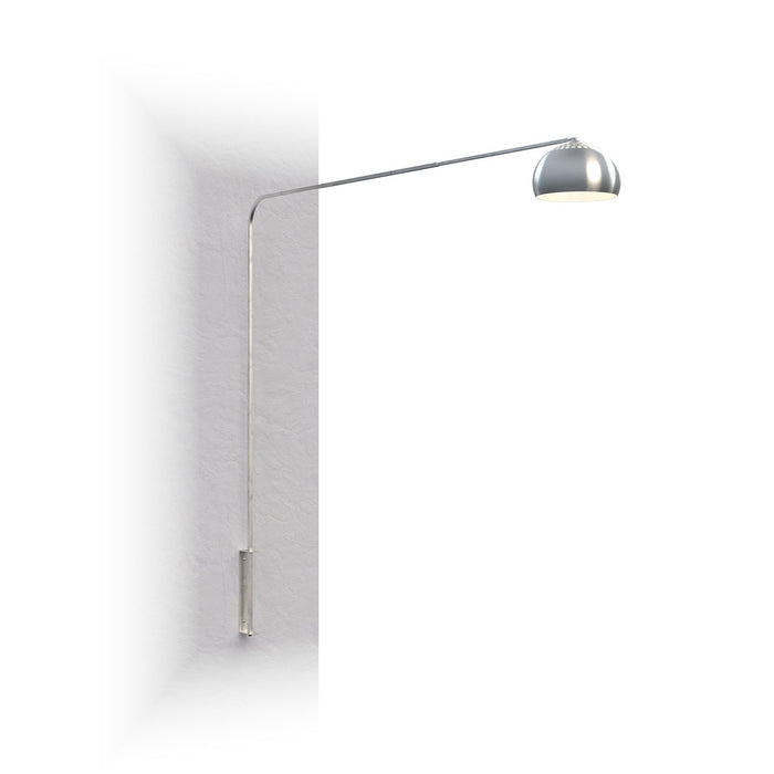 Piantana Contemporanea Corner Metallo Cromo 1 Luce E27