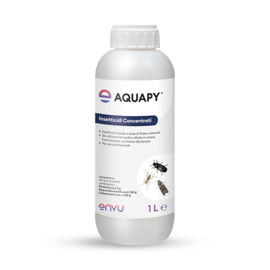 Aquapy 1 LITRO, Insetticida liquido a base di Piretro Naturale contro zanzare, cimici, vespe, pulci | Bayer Envu