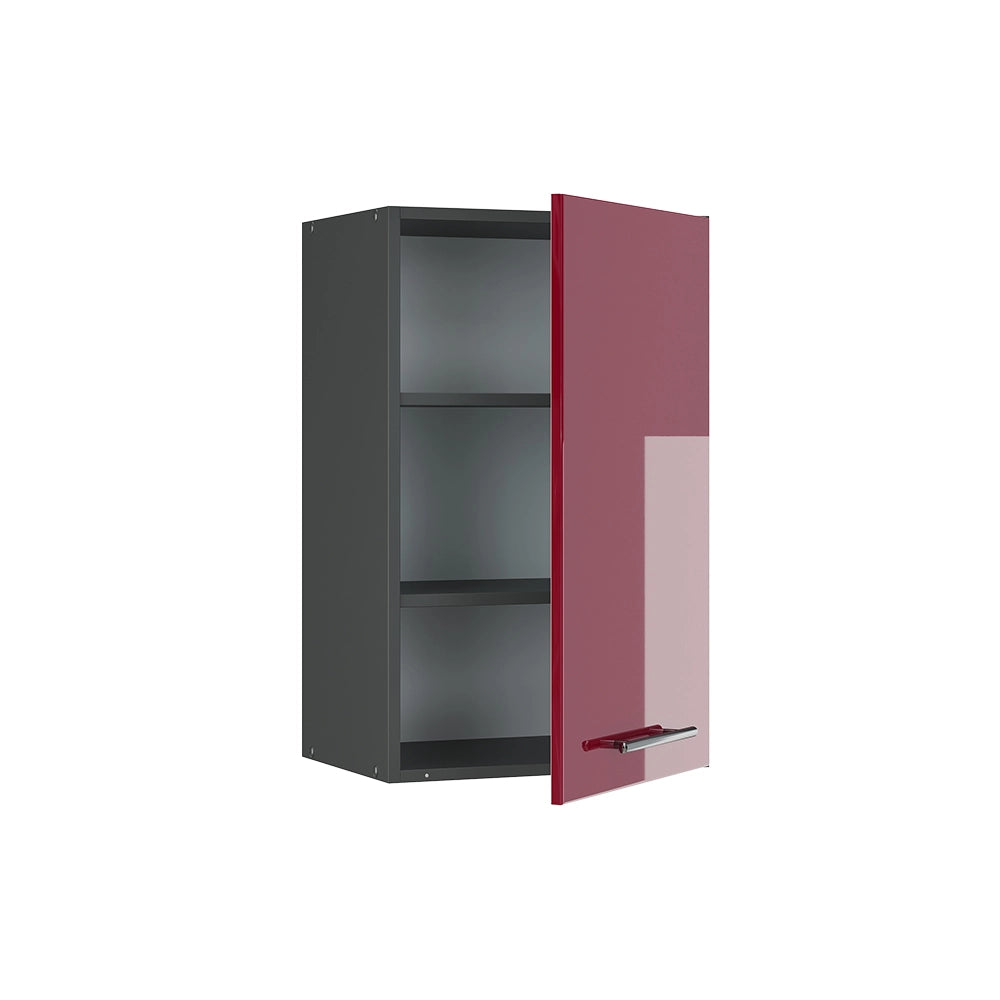 Pensile da cucina Fame-Line Bordeaux lucido/Antracite 45 cm Vicco