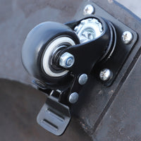 Base per Ombrellone da Giardino 25 Kg in Resina e Acciaio Nero Ø52x41 cm