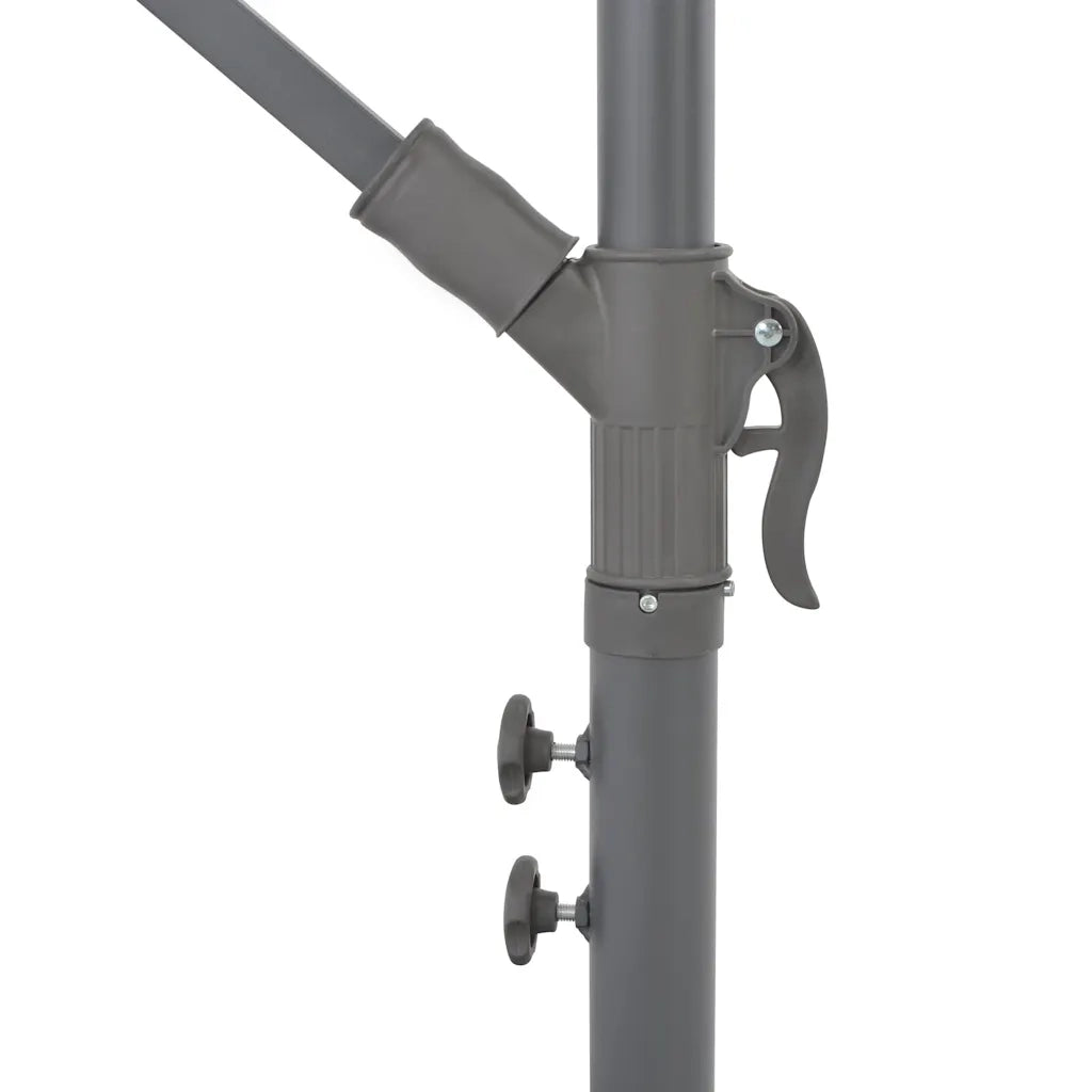 Ombrellone a Sbalzo con Palo in Alluminio 300 cm Grigio Talpa cod mxl 29583
