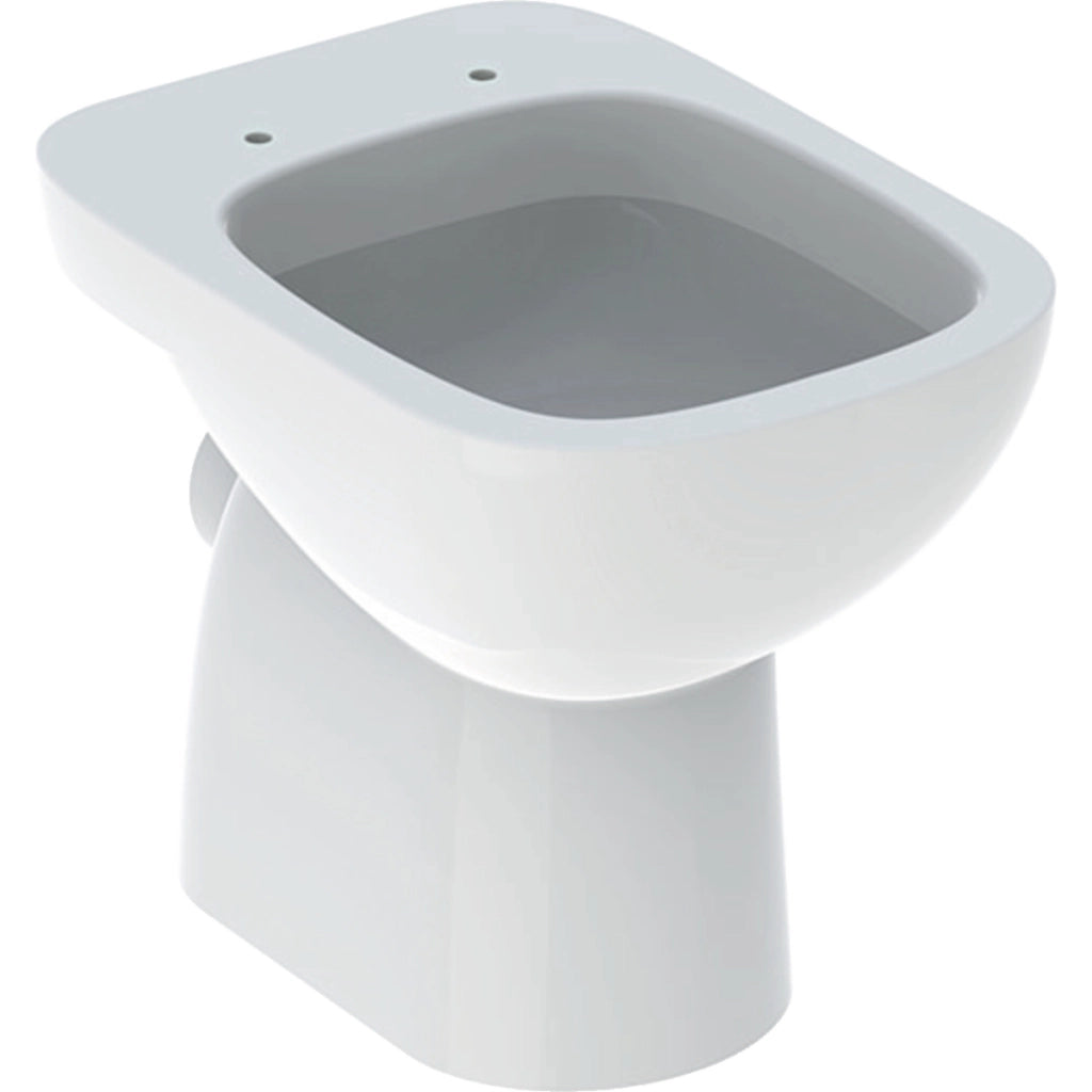 Vaso Geberit Fantasia scarico orizzontale, fissaggio seminascosto BIanco