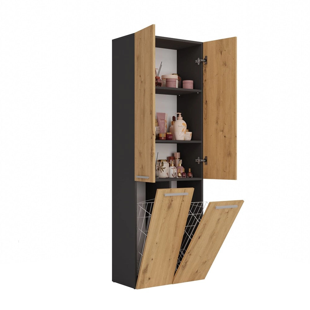 Colonna bagno NEL 2k/DD antracite artisan