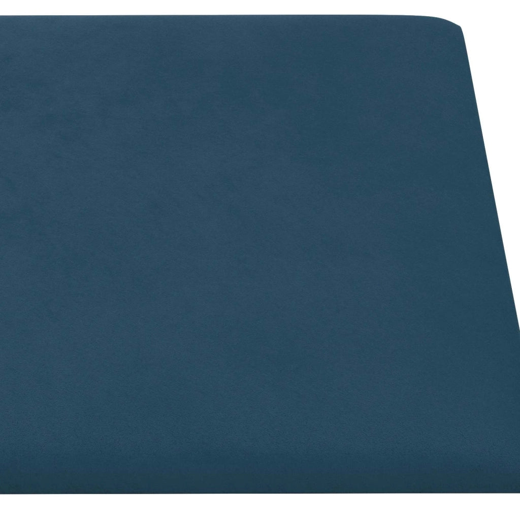 Testiera da Parete 12 pcs Blu 30 x 15 cm Velluto 4008313