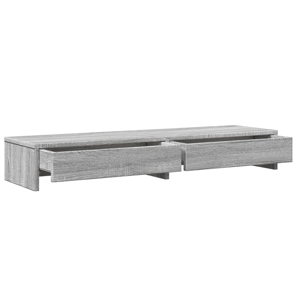 Supporto per monitor con cassetti legno ingegnerizzato Sonoma grigio 02_0044947
