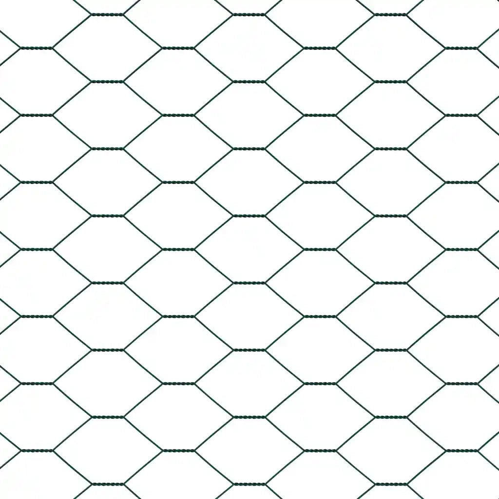 vidaXL Recinzione con pali. Verde 1.2 x 25 m Acciaio