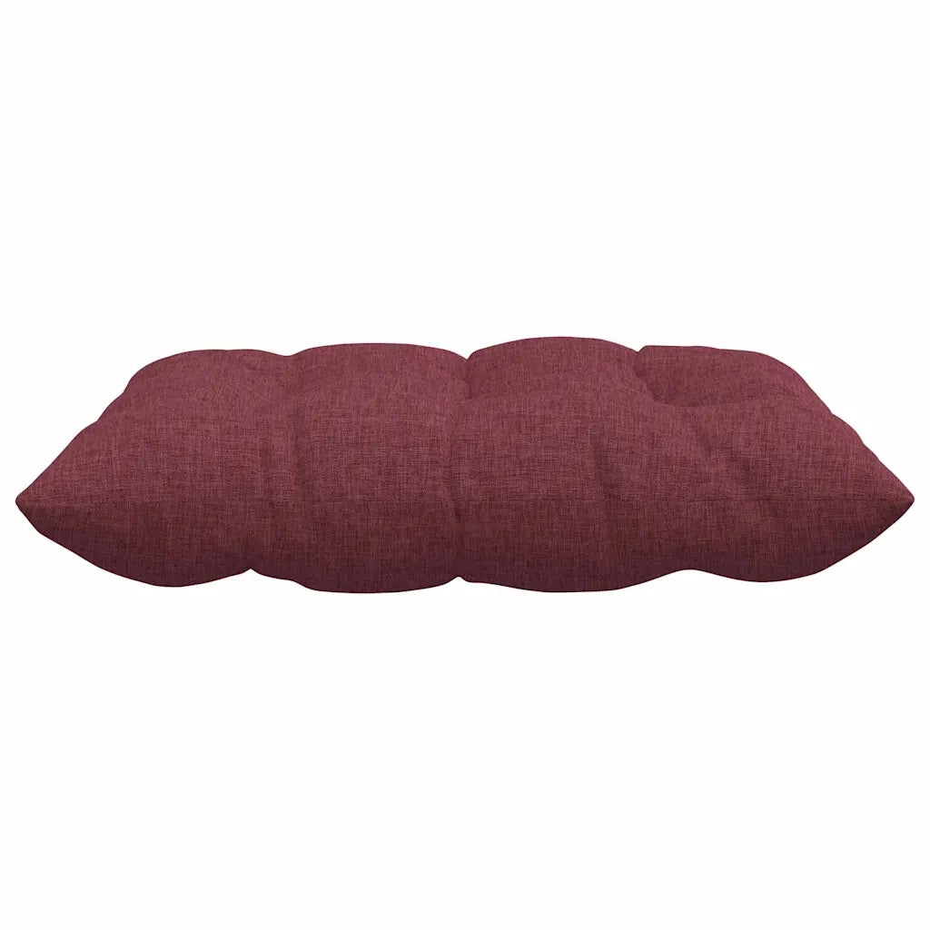 Cuscini per Seduta 4 pcs Rosso Vino 40 x 40 x 6 cm Tessuto