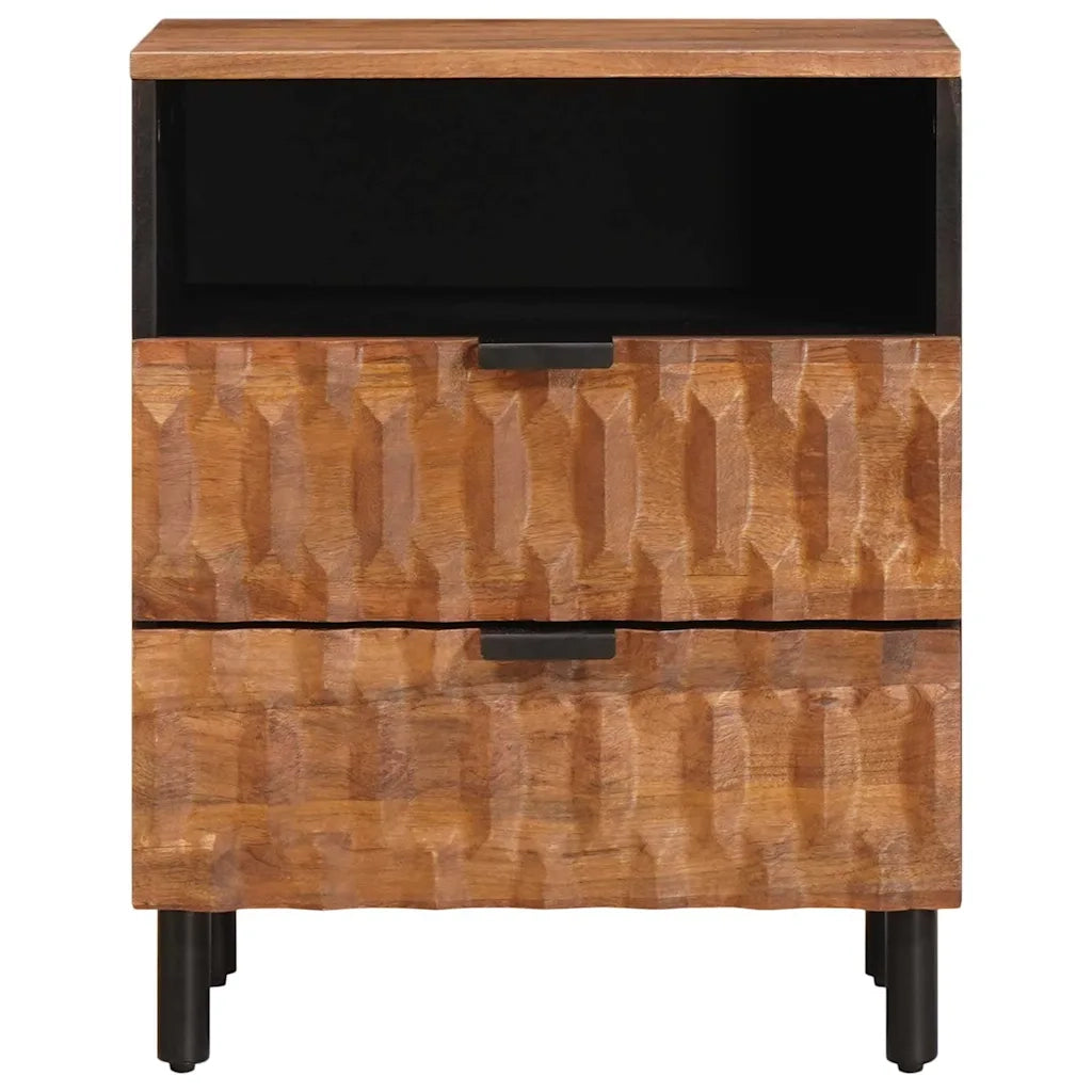 Armadio da Notte con cassetto Marrone 50 x 33 x 62 cm