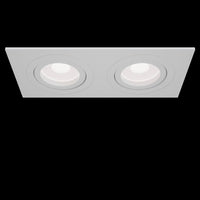 Faretto da incasso Downlight in Alluminio Atom Bianco