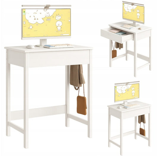 Scrivania per computer tavolo per bambini tavolino con 1 cassetto moderno 60 cm