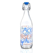 MIX WATER BOTTIGLIA IN VETRO CON TAPPO ERMETICO DA 1 LT
