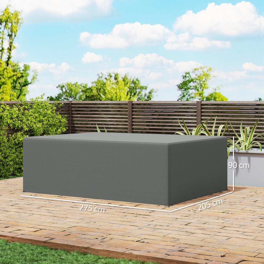 Copri Mobili da Giardino ¨C zephmum ¨C Grigio 275x205x90 cm