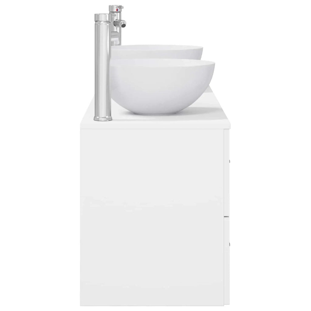 Set di Armadi da Bagno 3 pz Bianco 49,5 x 41 x 64,5 cm 3405811