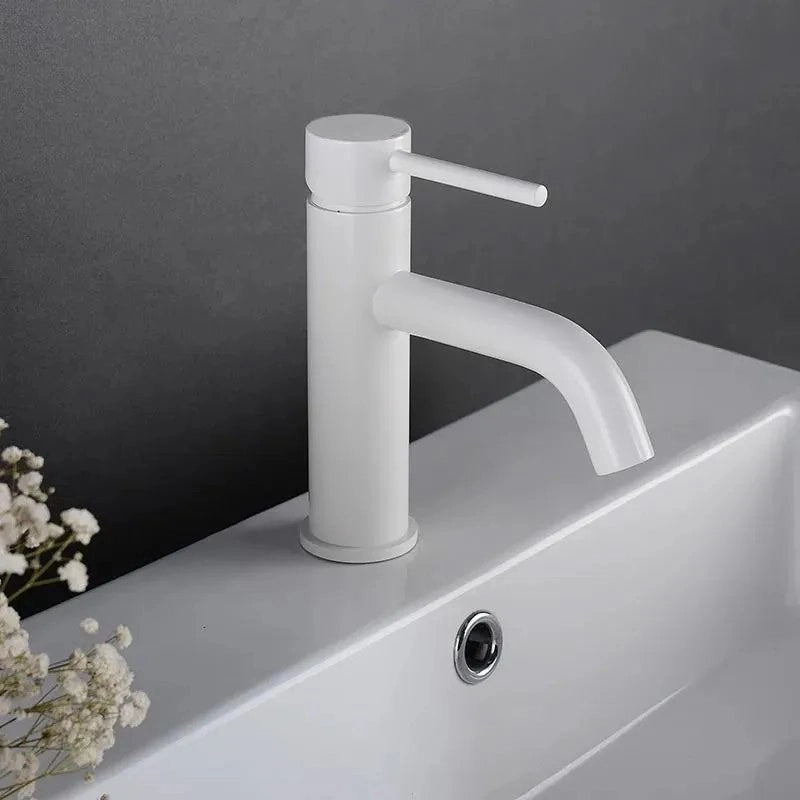 Rubinetto Da Lavabo Rea Lungo White Low