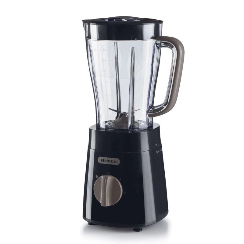 Frullatore Breakfast 500W, 4 lame in acciaio inox, 2 velocità, 1,5L - Dark & Sahara Grey