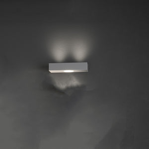 Applique Moderno Beaside Metallo Grigio 3 Luci Gx53