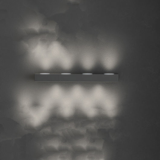 Applique Moderno Beaside Metallo Antracite 7 Luci Gx53