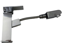 Rubinetto miscelatore lavabo con doccia estraibile