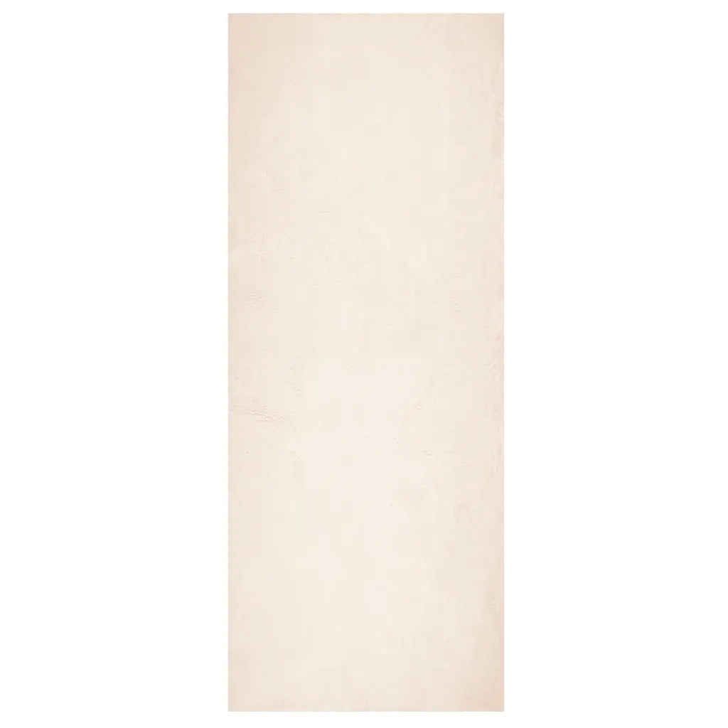 Tappeto a Pelo Corto HUARTE Morbido e Lavabile Beige 80x200 cm 375015