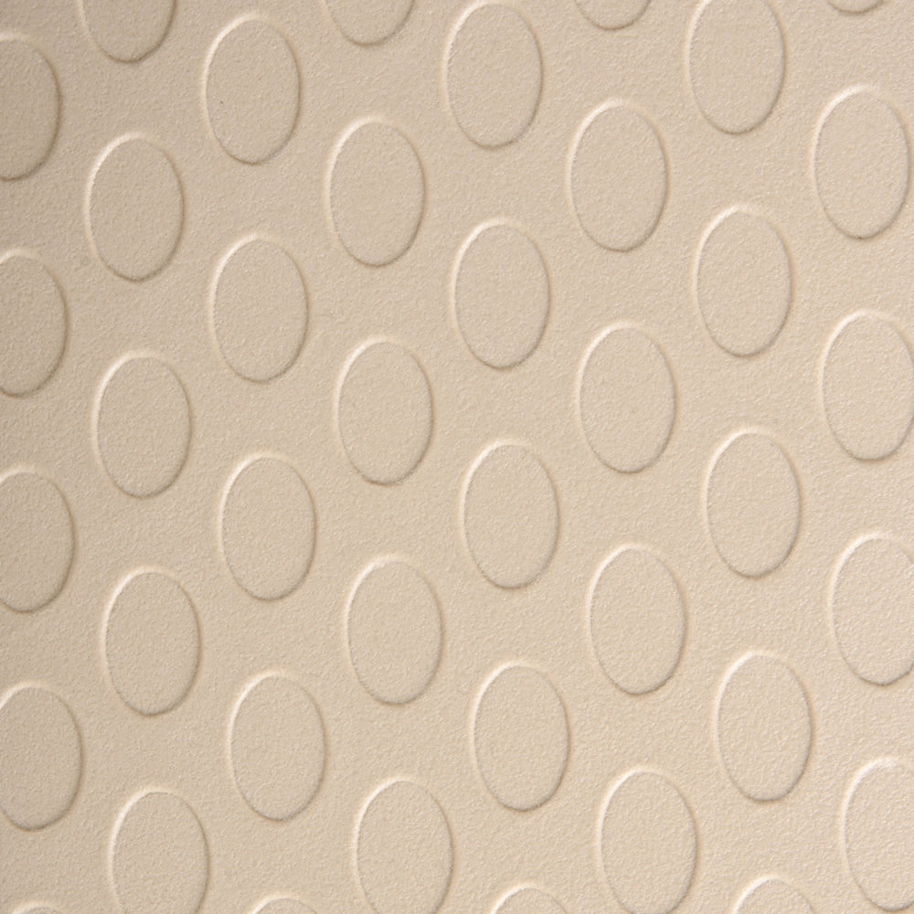 Set di 4 sedie da bar robuste in materiale sintetico e poliestere beige sala da pranzo