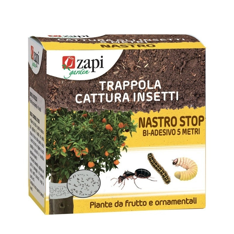 Trappola cattura insetti nastro Bi-adesivo 5 mt