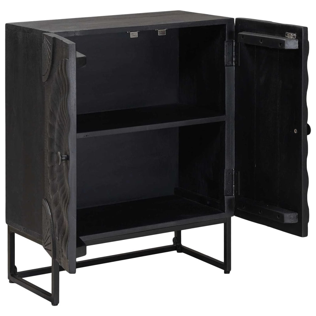 Credenza Nero 55 x 30 x 70 cm