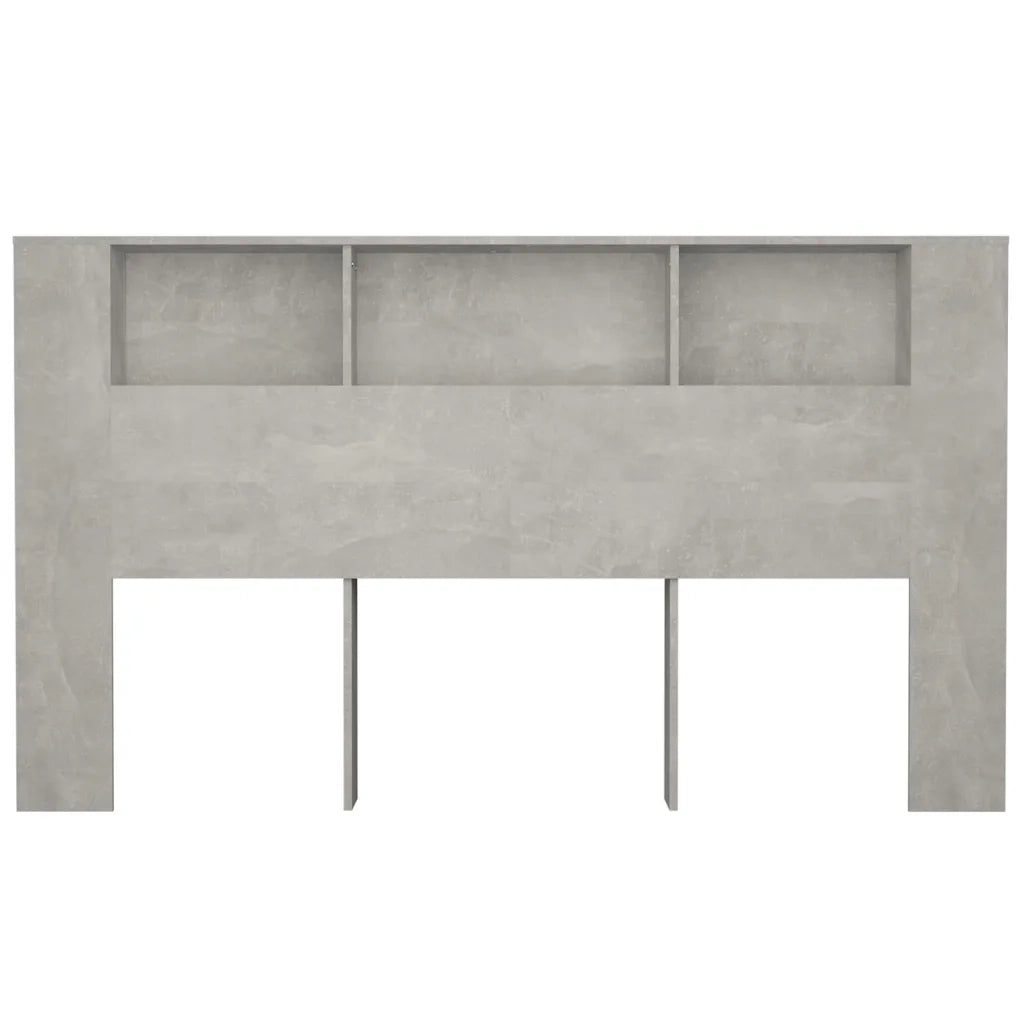 Testiera con Scomparti Grigio Cemento 180x18,5x104,5 cm cod mxl 60455