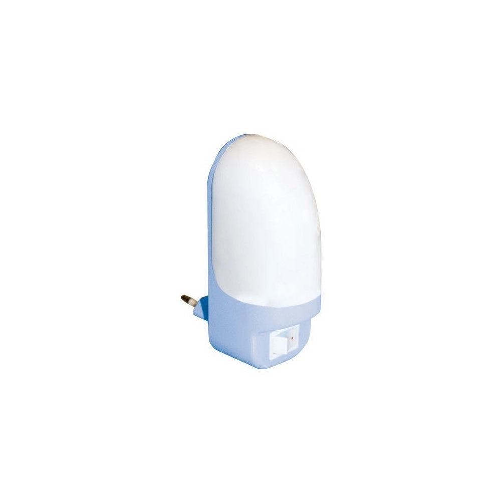 Trade Shop - Lampada Notturna Luce Notte Da 1w Con Interruttore On Off 6000 H 7000 K Fredda -