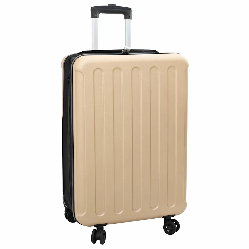 Valigia con blocco Champagne 43 x 27 x 66 cm Plastica ABS CFW6165063