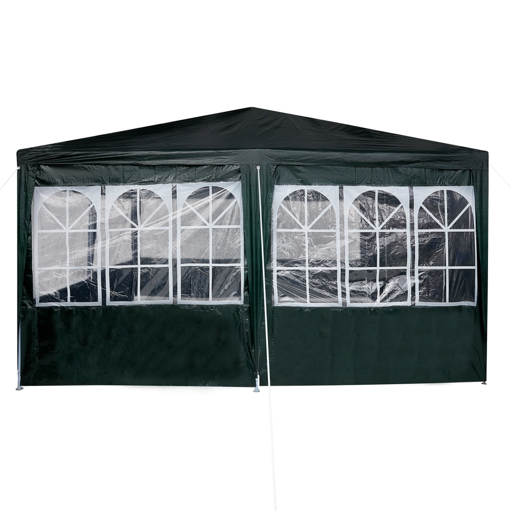 Tenda da Festa con 12 Pareti Verdi 8x4 m PE