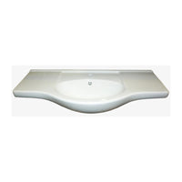 LAVABO IN CERAMICA  CM.105 PER MOBILE EVA