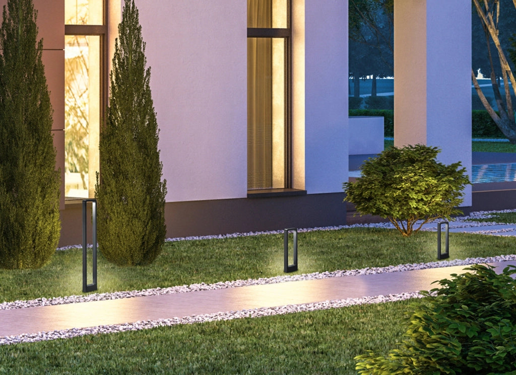 Palo da Esterno a LED in Pressofusione di alluminio Antracite
