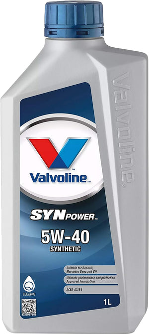 Olio Motore SYNPower 5W-40 1L Lubrificante Auto Sintetico di qualitÃ .
