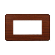Placca Slim Sottile 4P Serie Moon Colore Radica Compatibile Con Bticino Axolute Air