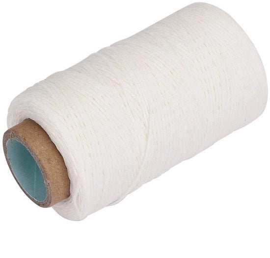 Filamento a Nastro Gewaxato 150D 250m - Manuale - Corda da Sfilacciare - Impermeabile - Resistente alle Sollecitazioni - Monofilamento di Vetro di Alta Qualità - Nastro per Sfilacciatura