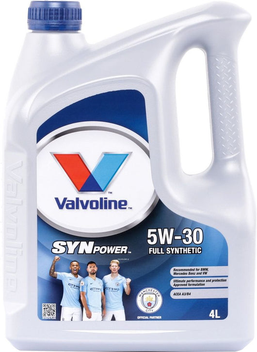 Olio Motore SYNPower 5W-30 4L Lubrificante Auto Sintetico di Prima qualitÃ .