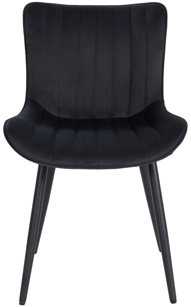 Sedia Largo nero,Velluto