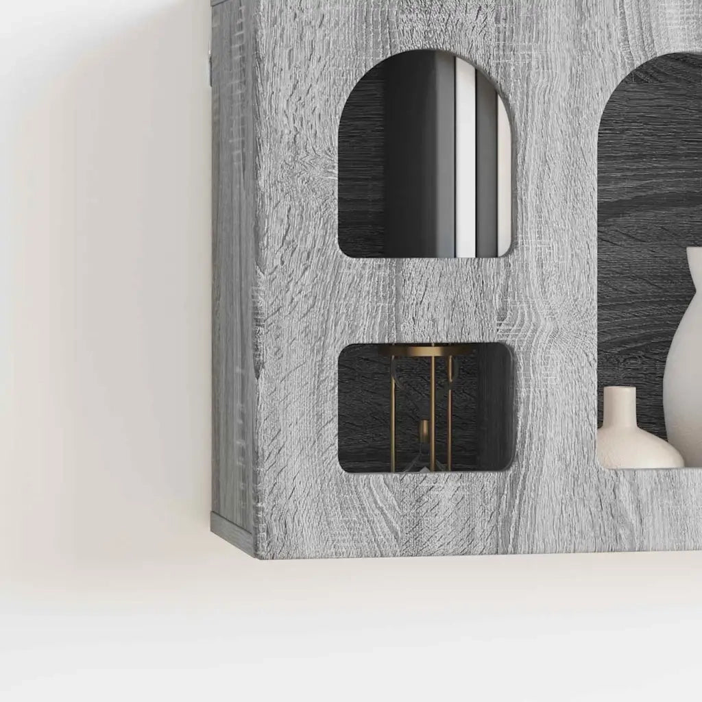 Armadio pensile Grigio Sonoma 60 x 20 x 40 cm Legno multistrato