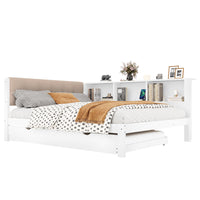 Divano letto 140x200cm?- Xylo - LED USB pino bianco