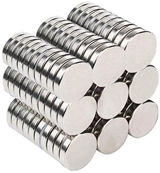 Magnetici forti - 70 pezzi di magneti mini per frigorifero - magneti per lavagna - magneti permanenti - 10 x 2 mm - adatti per bambini