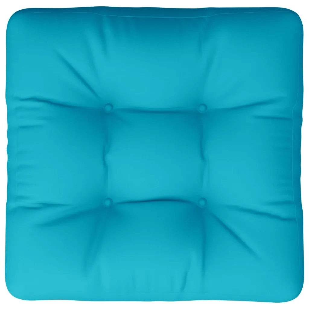 Cuscino per Pallet Turchese 58x58x10 cm in Tessuto Oxford