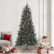 Albero di Natale artificiale con 300 LED Verde 240 cm 3395905