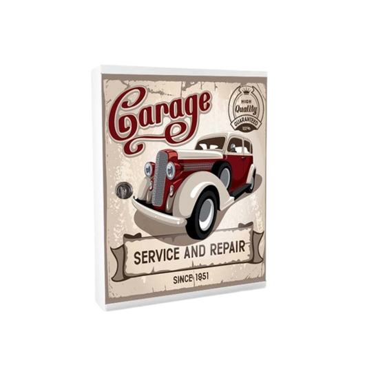 ALUBOX MIA Portachiavi Da Parete Personalizzato 16 Ganci Appendi Chiavi A Muro Da Interno 35,6X26,5X12 Cm Portachiavi Da Muro Interno Esterno Protetto Made In Italy COLORE: GARAGE