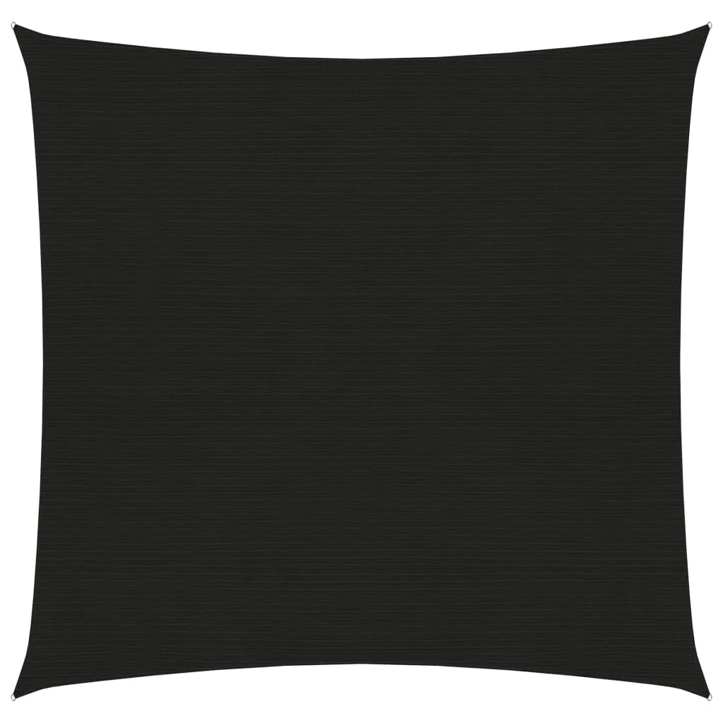 Vela ombreggiante/ombrellone 160 g/m² 4,5 x 4,5 m HDPE nero 02_0009207